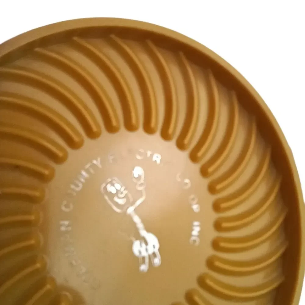 Ritepoint Advertising Coasters In Holder 70's Avocado Green Orange TX Elec Co-op